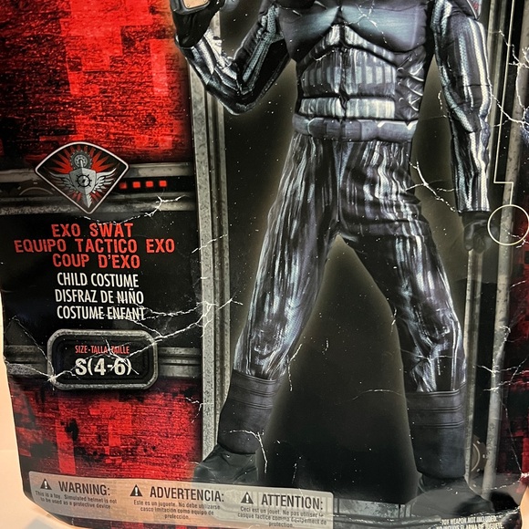 Disguise Red and Black Exo SWAT Kids Costume - Picture 2 of 5